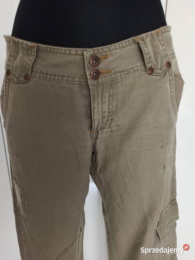 spodnie khaki bojówki Only