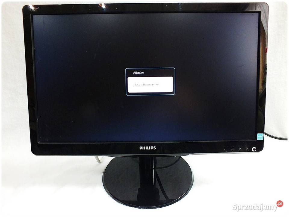 Monitor PHILIPS 185 cala LED okablowanie Sprawny