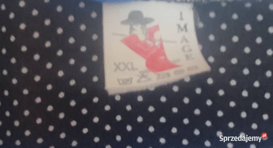 Granatowa w groszki Inny materiał Gdańsk