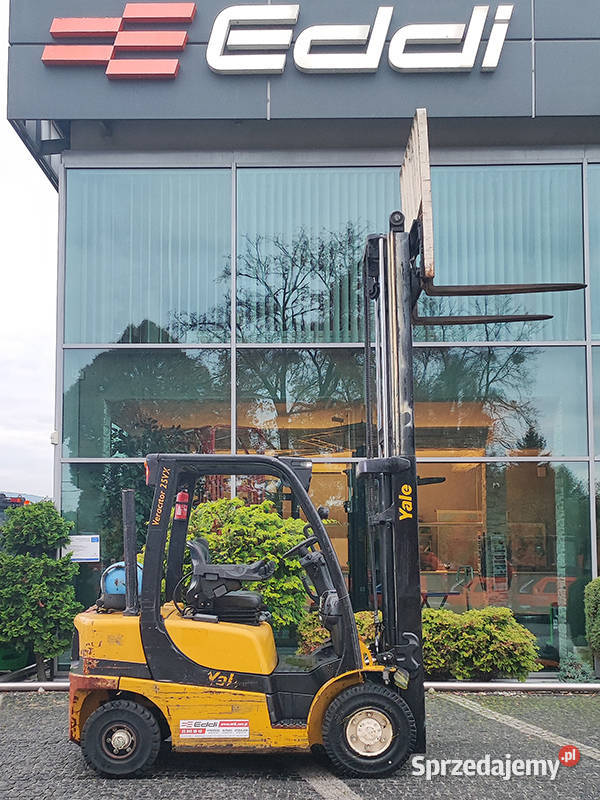Wózek widłowy gazowy Yale GLP25VX duplex 329 m Yale Kęty
