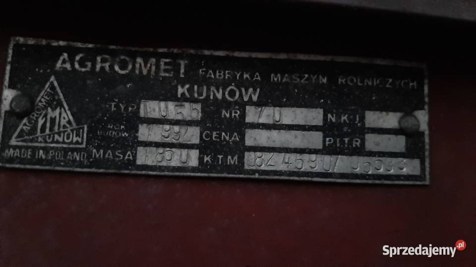 Przyczepa samozbierająca AGROMET T055 Horodyszcze-Kolonia sprzedam