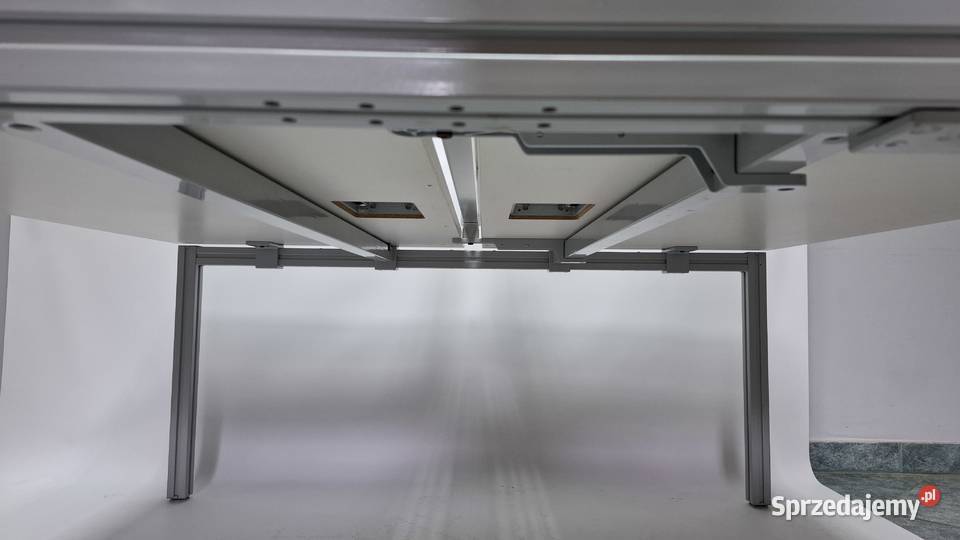 Biurko 2 stanowiskowe bench Balma 160x165 białe Poznań sprzedam