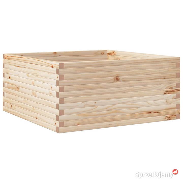Donica ogrodowa 100x100x46 lite drewno sosnowe Warszawa