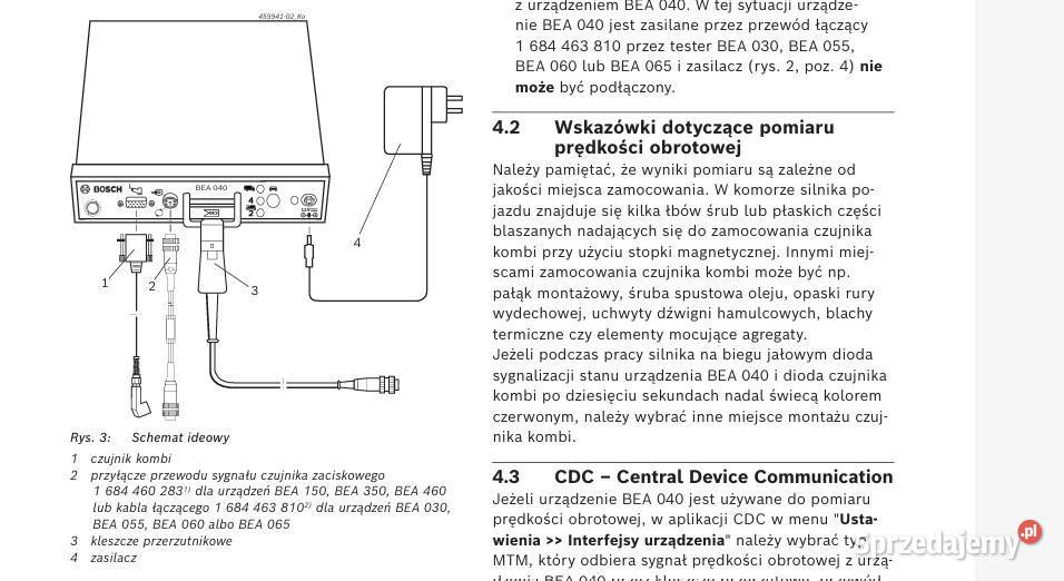 Bea 040 1687023673 BDM 300 Bosch Bielsko-Biała sprzedam