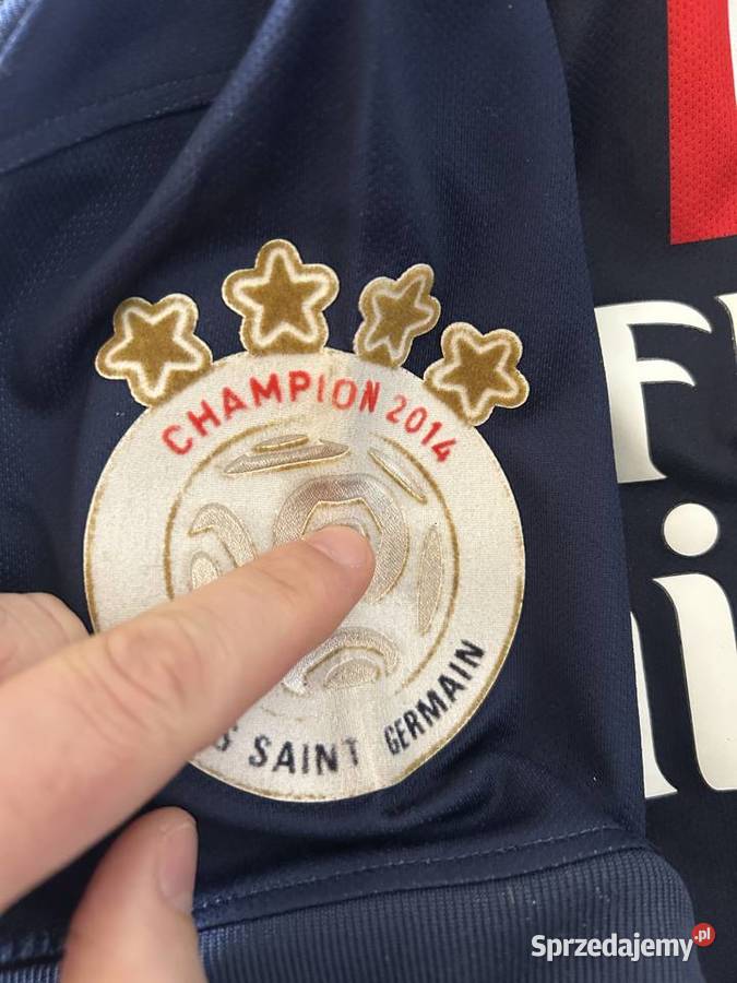 Paris Saint Germain 32 DAVID LUIZ Nike 2014 2015 Piłka nożna Wrocław sprzedam