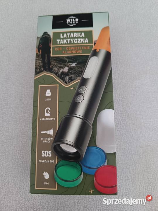 Latarka taktyczna WILD TREK 9 trybów pracy 500 opolskie Kędzierzyn-Koźle