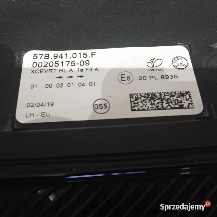 Skoda karoq reflektor lewy Full led Bixenon Lampy przednie Kamieniec Wrocławski