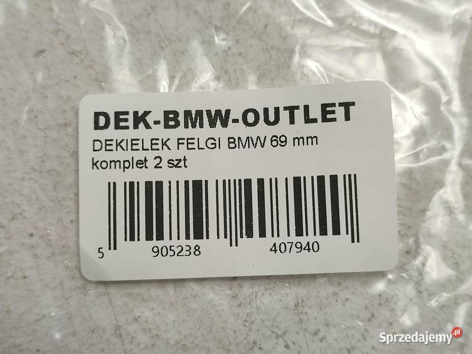 DEKIELEK FELGI KOMPLET 2 BMW 69mm 65mm sprzedam