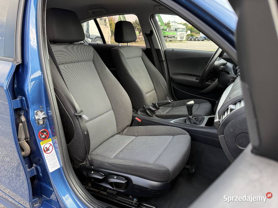 BMW 1 16 BENZYNA Klimatyzacja Czujniki Cofania niebieski wielkopolskie Konin