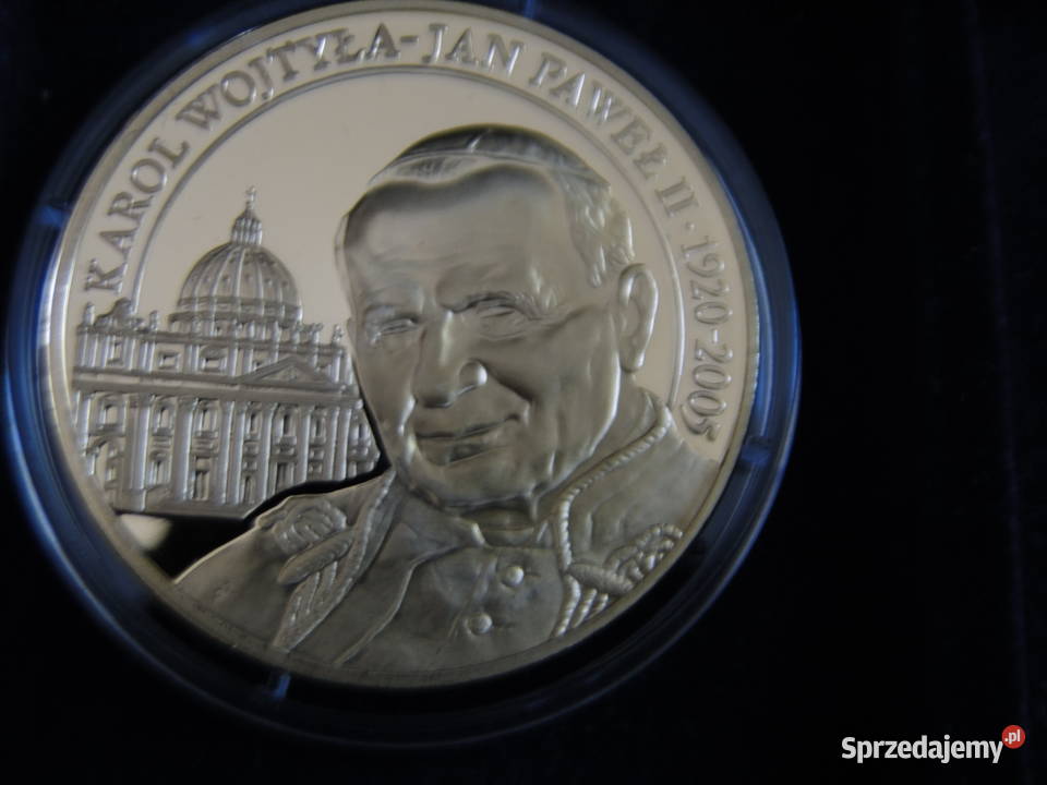 Medal kolekcjonerski pokryty 24 karat złotem Jan Numizmatyka Warszawa