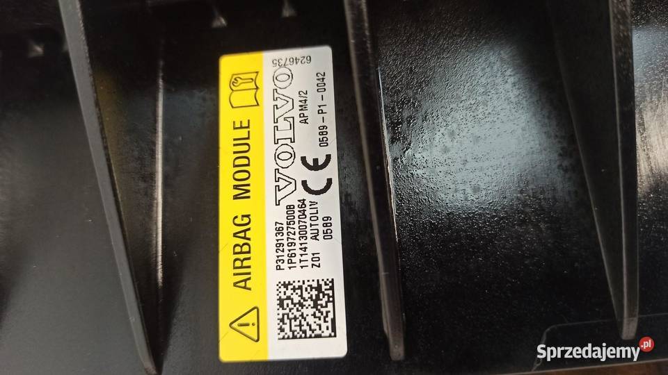VOLVO V40 II PODUSZKA AIRBAG PASAŻERA 31291367 Poduszki powietrzne sprzedam