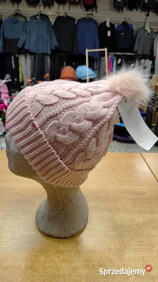 Czapka zimowa dziewczęca 4F one size 2 kolory podkarpackie Dębica