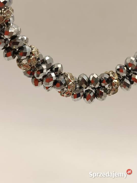 Zestaw biżuterii błyszcząca piękne szlify Zamość