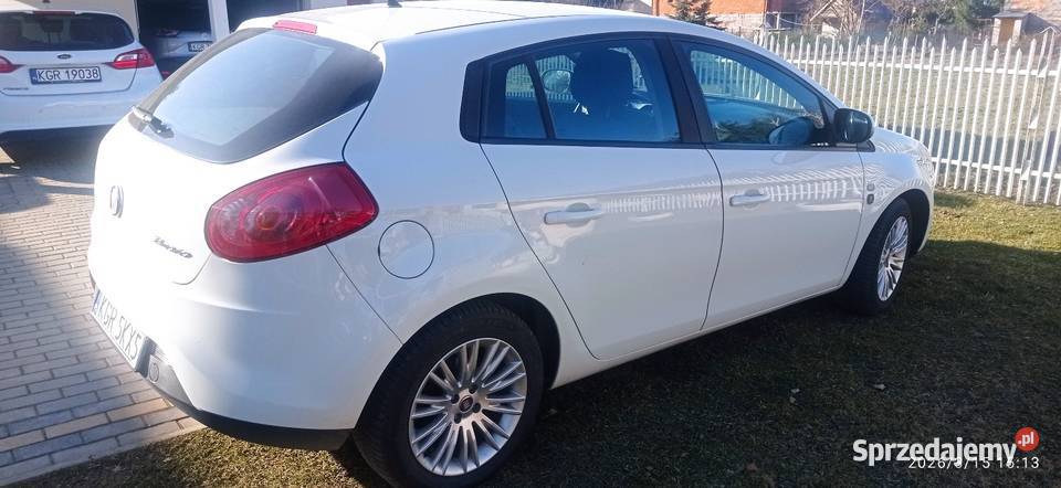 FIAT Bravo 2 biały 2012 przebieg 103000 ABS Gorlice
