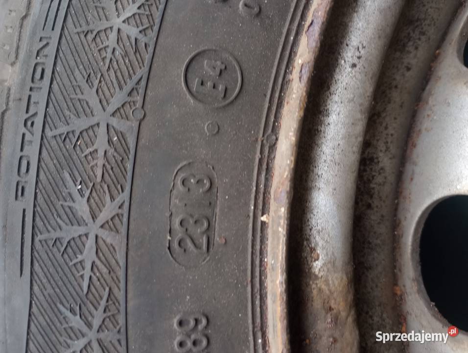 Opony zimowe 14 koła kompletne Opel Skoda VW Samochodowe Pawłowice sprzedam