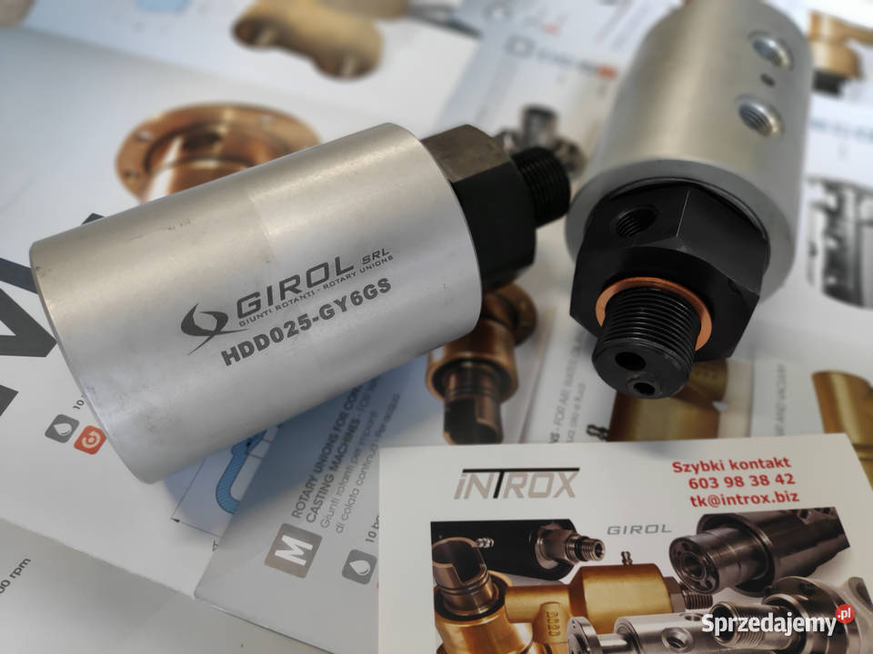 Złącze obrotowe hydrauliczne wielokanałowe