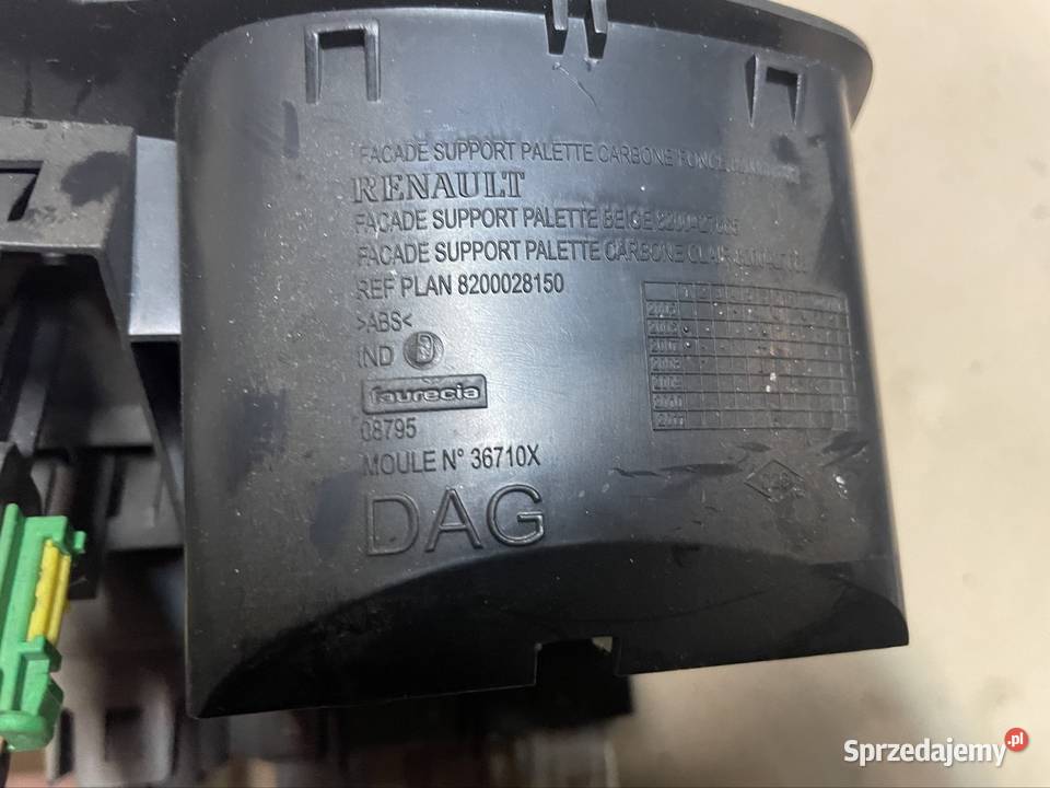 8200028150 panel przełączników renault espace IV zachodniopomorskie Szczecin