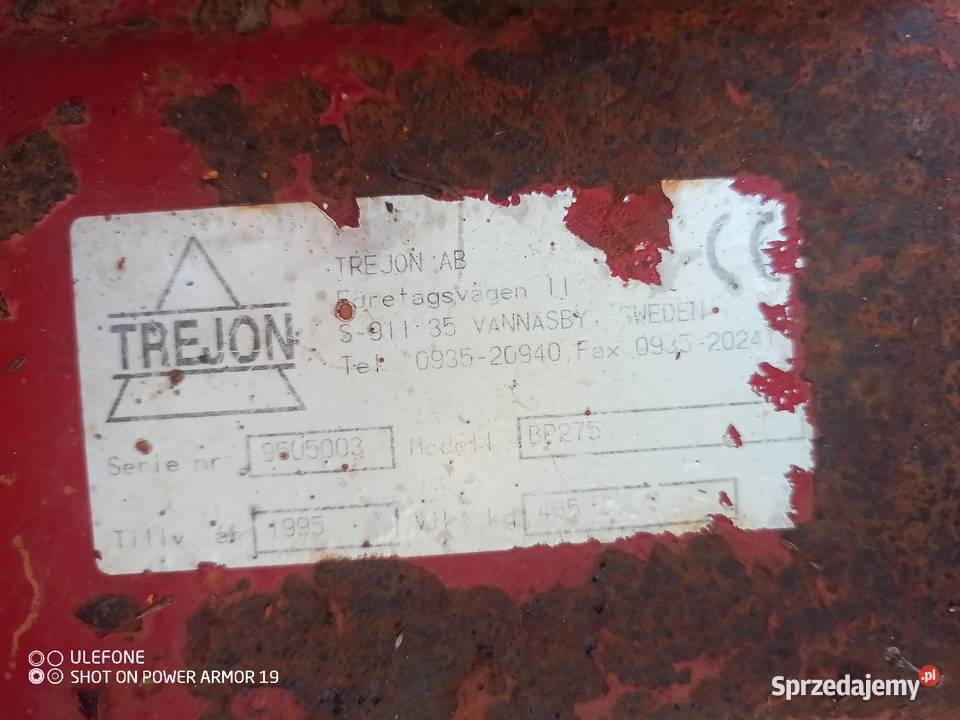Kosiarka płozowa Z0322 mulczer 27m Trejon nieuszkodzony