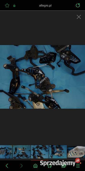 Yamaha MT 07 tracer XSR set podnóżek dźwignia wielkopolskie Nowy Tomyśl