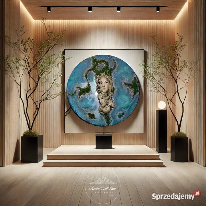 Obraz żywica epoxydowa rzeźba mech Rzeszów