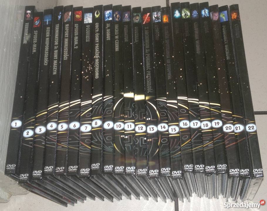 Nieziemska Kolekcja Filmowa 22DVD 12 filmów DVD wielkopolskie Daszewice
