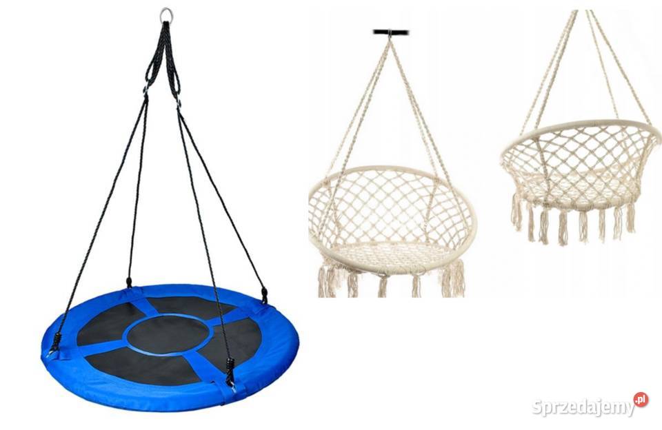 Plac Zabaw do Ogrodu SPIDER PLUS Huśtawka Drewno
