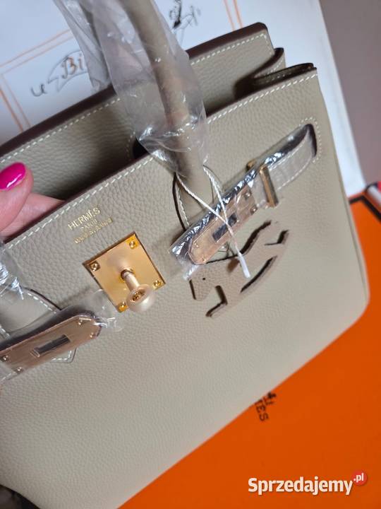 Torebka Hermes Birkin 39 taupe Do ręki  Łódź
