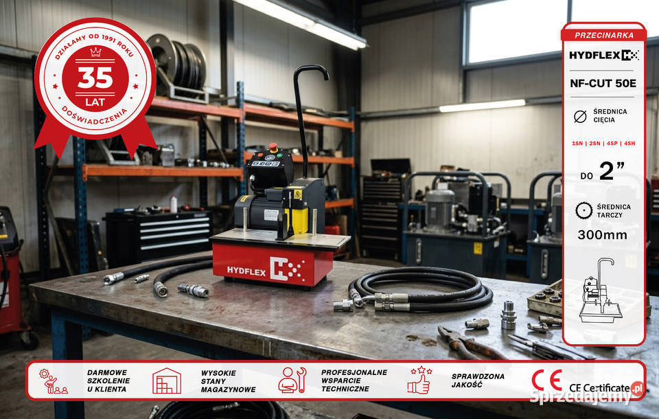 Przecinarka do węży hydraulicznych HYDFLEX NF Produkcja Warszawa
