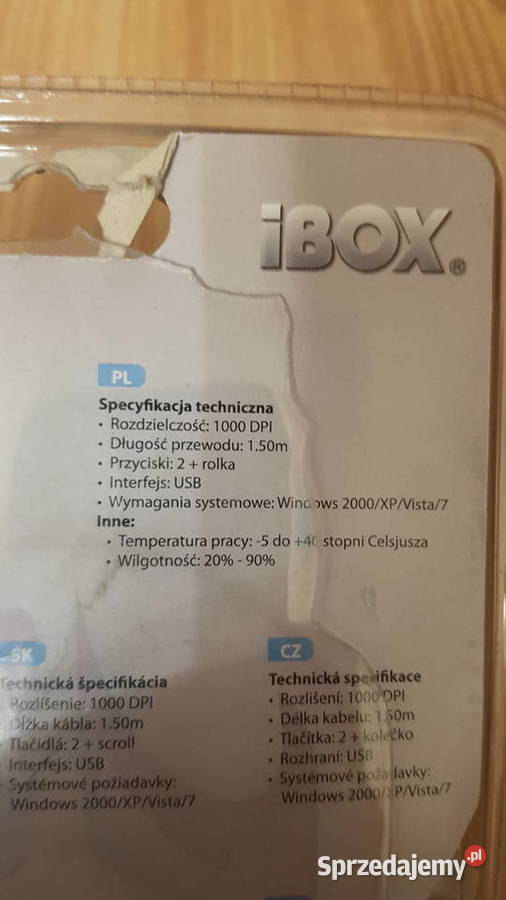 Myszka przewodowa iBox Eagle 2 mazowieckie Warszawa