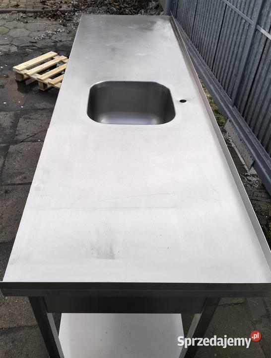 Zlew gastronmiczny 1komorowy 2285x70x90 Słupia Kapitulna