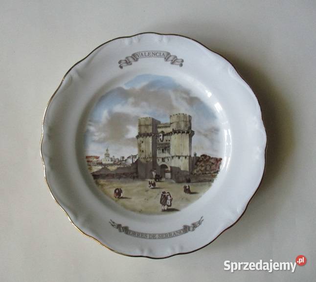 Talerz BIDASOA Plato No 14 Valencia ceramika Łódź sprzedam