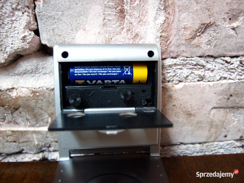 Stylowy kompaktowy budzik Samsung bateria 15V AA Łódź sprzedam