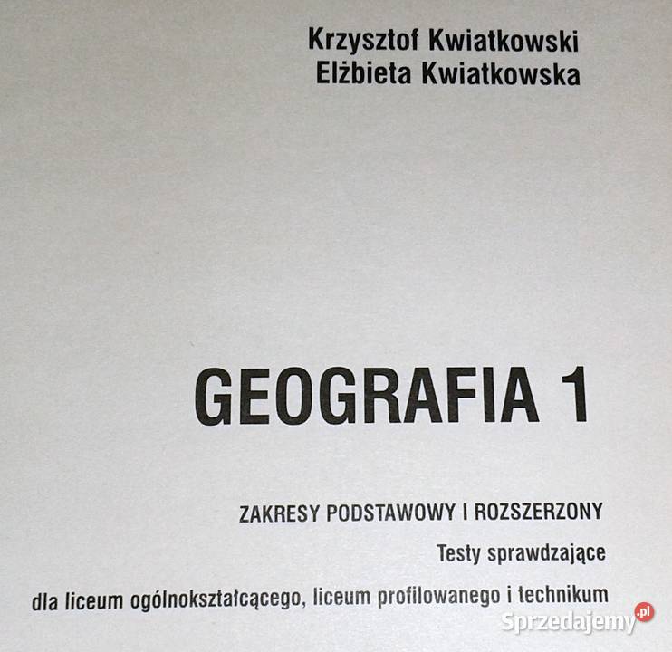 Geografia 1 Testy sprawdzające Krzysztof Chełm