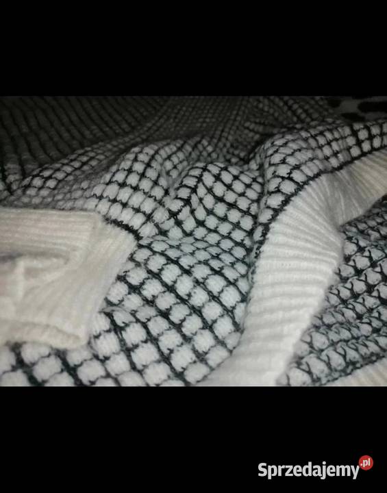 NOWY sweter YORKER miły miękki ciepły Skład z czarny