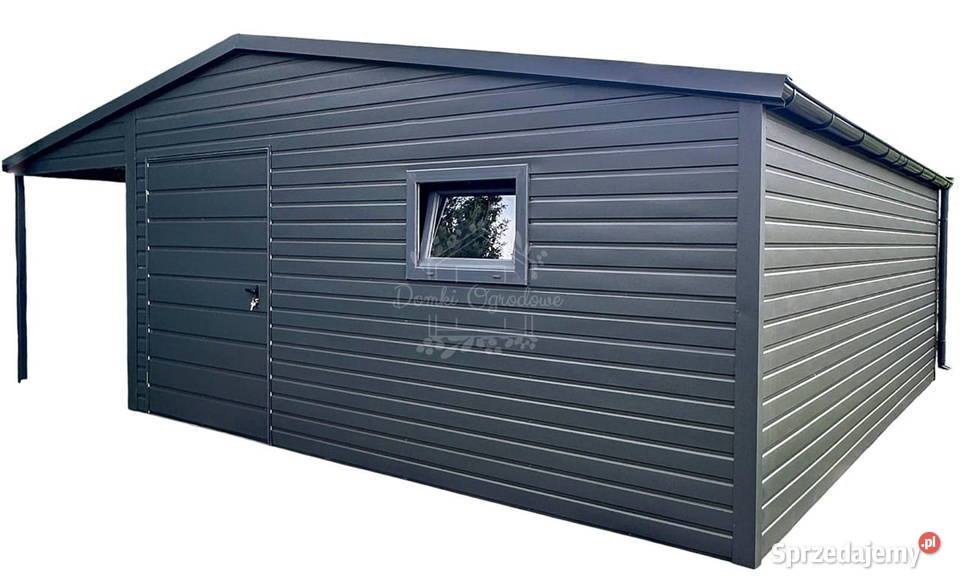 Schowek domek ogrodowy 45x5m wiata 15m antracyt Płock