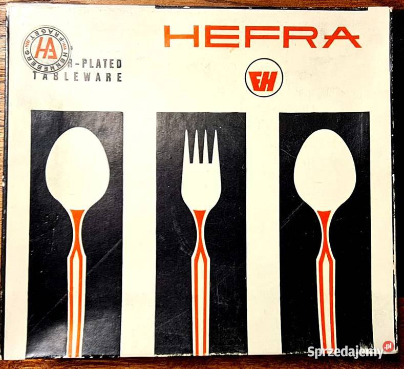 Srebrne sztućce Hefra model Aleksandra Opole