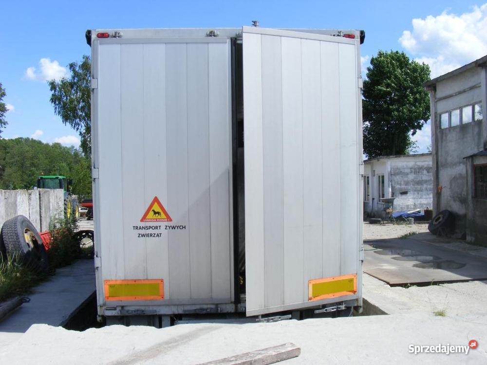 Naczepa do przewozu koni zabudowa 2010 Mokowo sprzedam