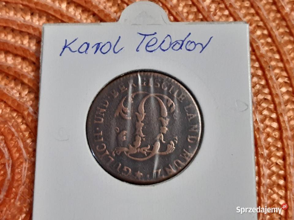 moneta Ksiestwa JulichBerg z 1783r Numizmatyka Łomża