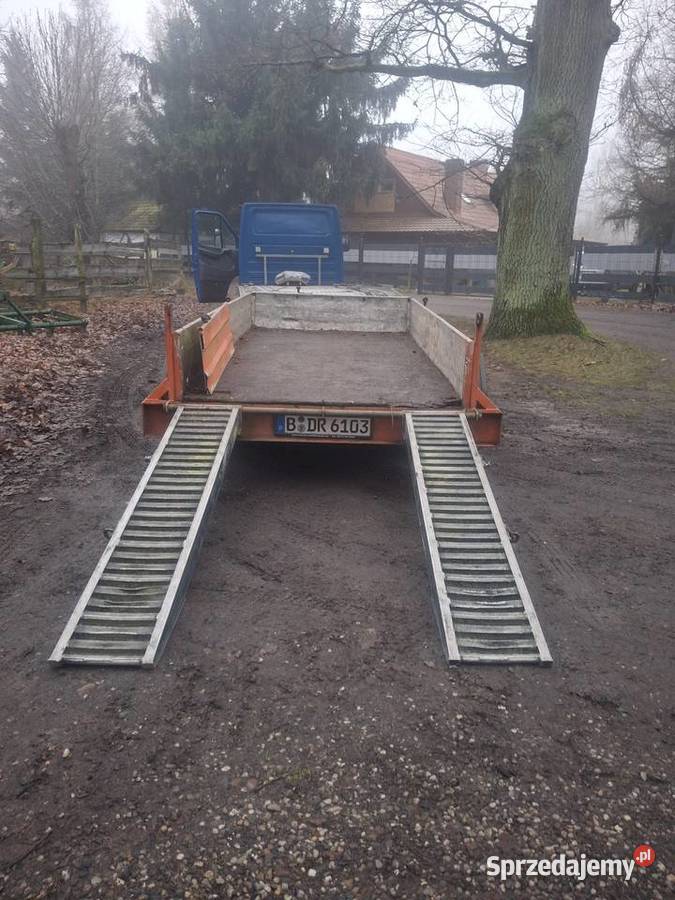 Przyczepa humbaur pod minikoparke aluminiowe Krosno Odrzańskie