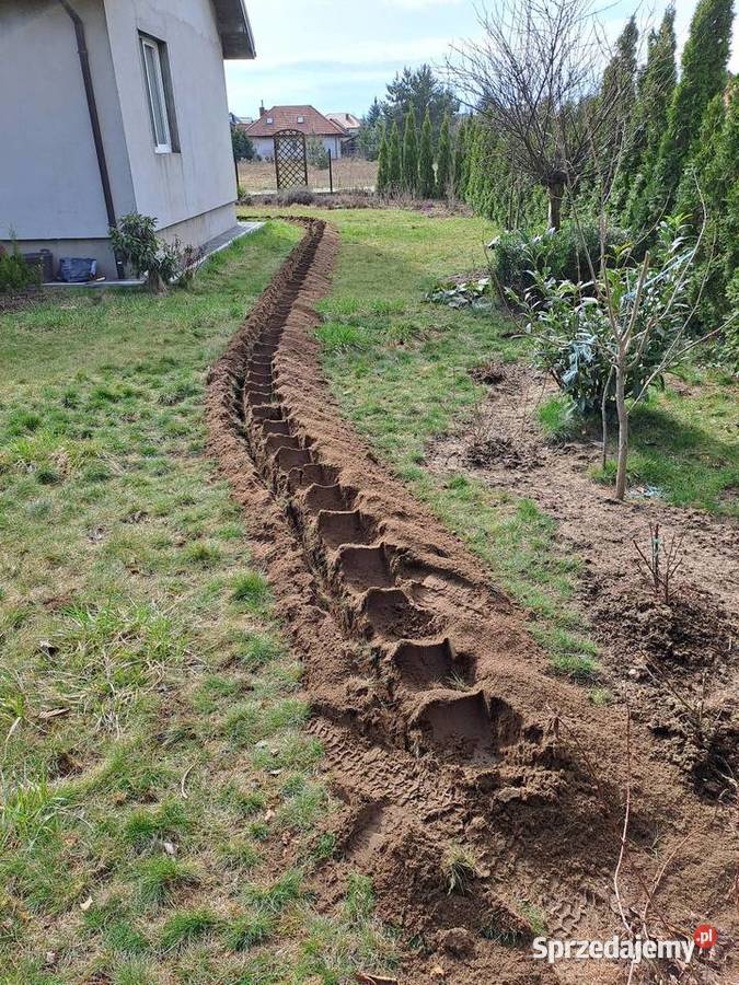 Wykopy liniowe usługi KOPARKĄ ŁAŃCUCHOWĄ kujawsko-pomorskie Bydgoszcz