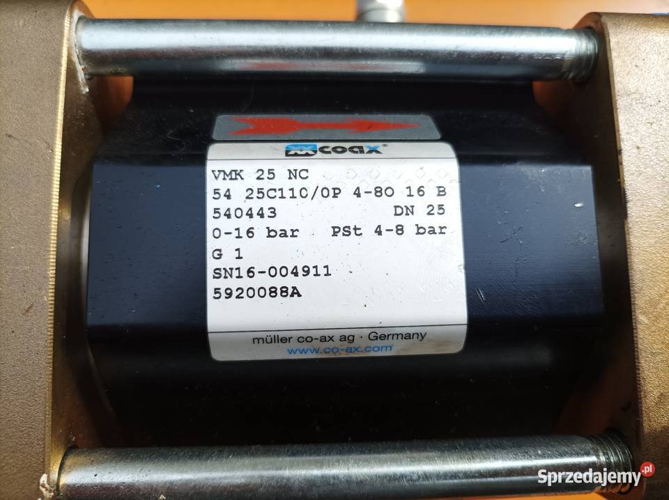 Zawór elektromagnetyczny Coax MK 25 NC 110 Vac 1 Nowy Tomyśl sprzedam