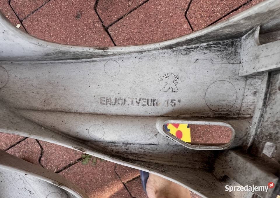 Oryginalne Kołpaki Peugeot 15 Komplet 4 OEM świętokrzyskie Kielce