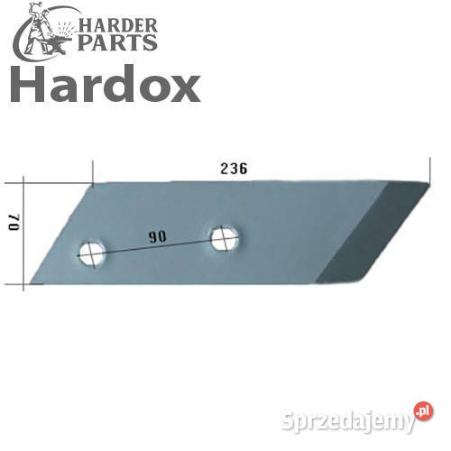 Dłuto 100hektarów HARDOX 415256P części do pługa podlaskie Suwałki