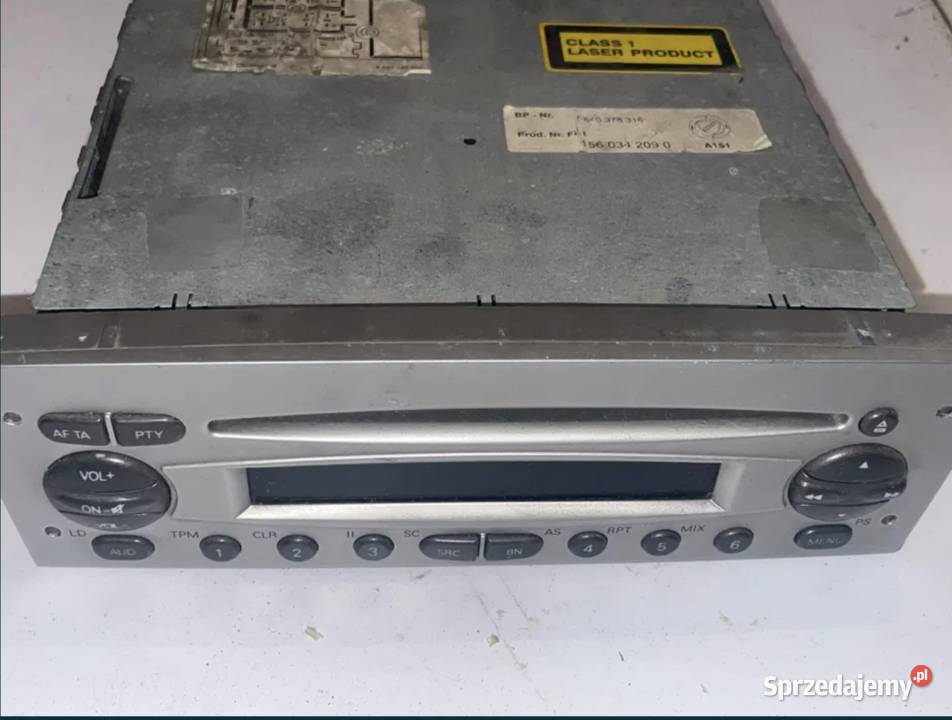 Radio Cd Alfa Romeo 156 Blaupunkt Wyposażenie wnętrza Ostrów Wielkopolski
