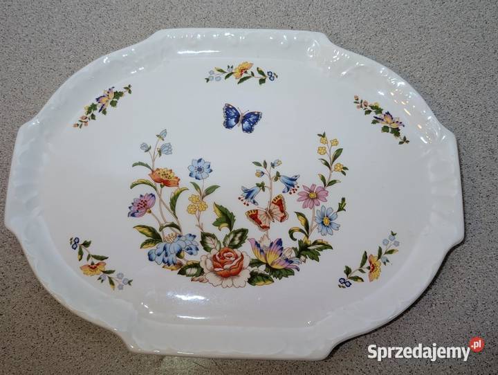PATERA PODŁÓŻNA NA STÓŁ Porcelana Aynsley Garden Piła