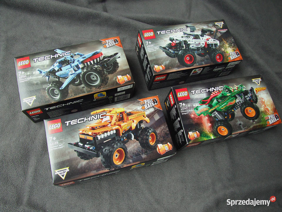 LEGO Technic Monster Cars 42134 42135 42149 Wyśmierzyce sprzedam