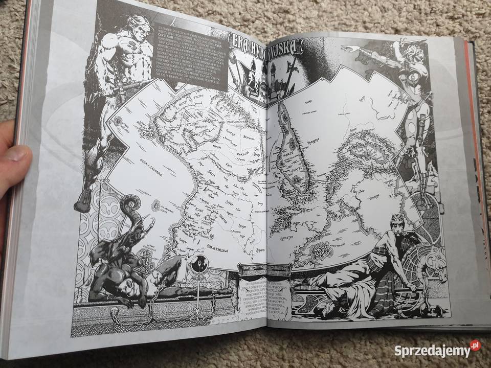 CONAN BARBARZYŃCA kolekcja tom 6 Ludzie Czarnego fantasy i s-f Gdynia