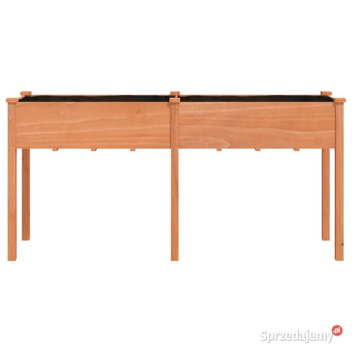 Kwietnik z wyściółką brązowy 161x45x76 drewno Warszawa sprzedam