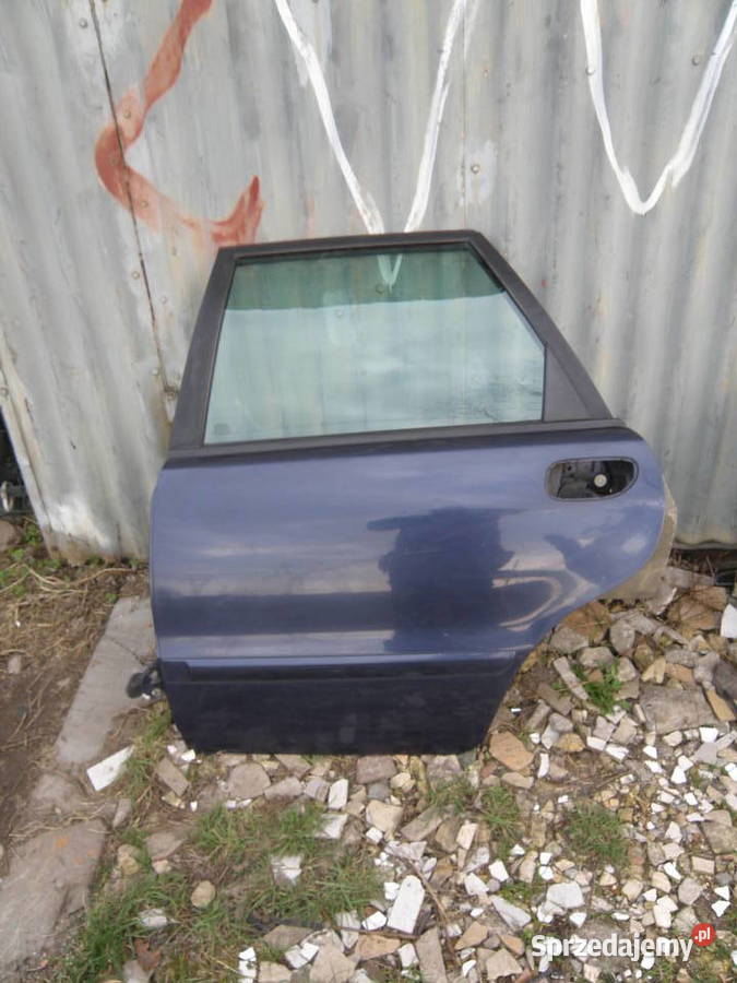 Drzwi tylne prawe lewe volvo v40 granatowe 34322