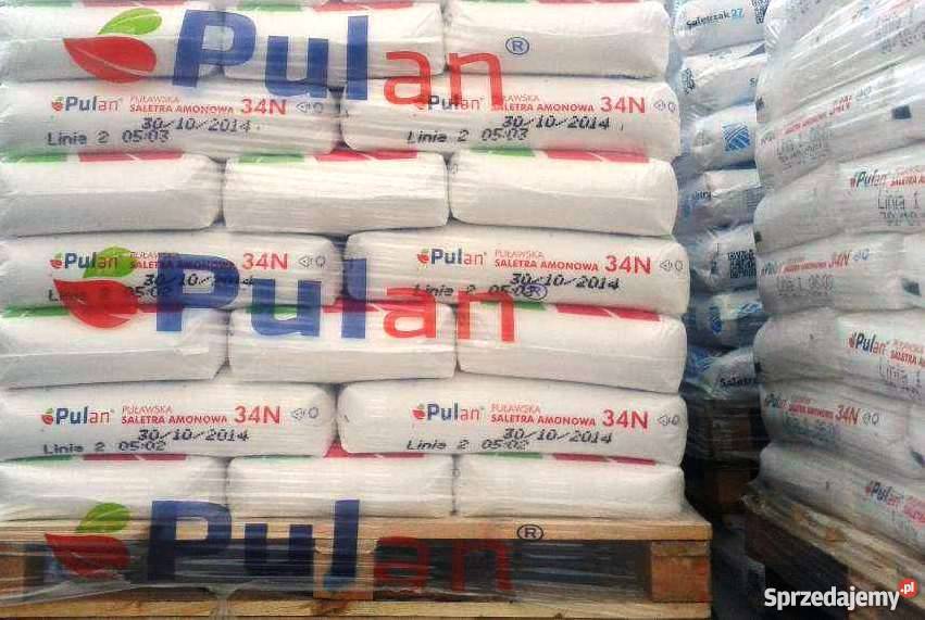 Saletra amonowa PULAN 34 N oryginalny polski Kętrzyn